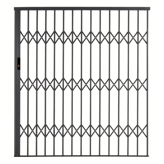 Xpanda Alu-Glide AG18 Security Grille, 1800mm, Black