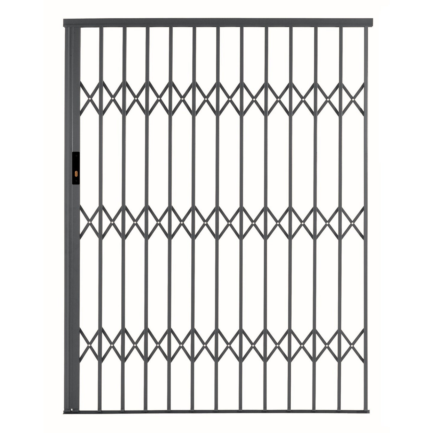 Xpanda Alu-Glide AG15 Security Grille, 1500mm, Black
