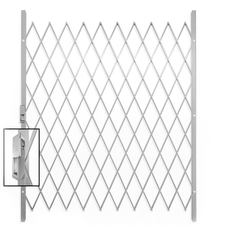 Xpanda Saftigrille F Expandable Security Grille, 1600mm x 2000mm, White