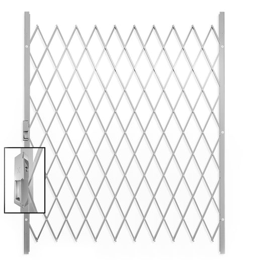 Xpanda Saftigrille F Expandable Security Grille, 1600mm x 2000mm, White