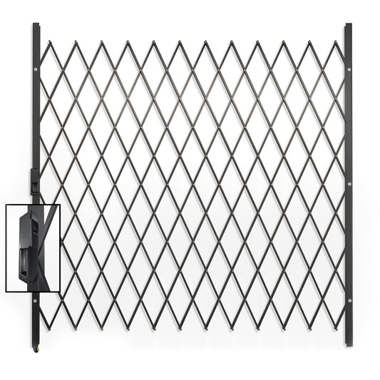 Xpanda Saftigrille K Collapsible Security Grille, 2400mm x 2000mm, black
