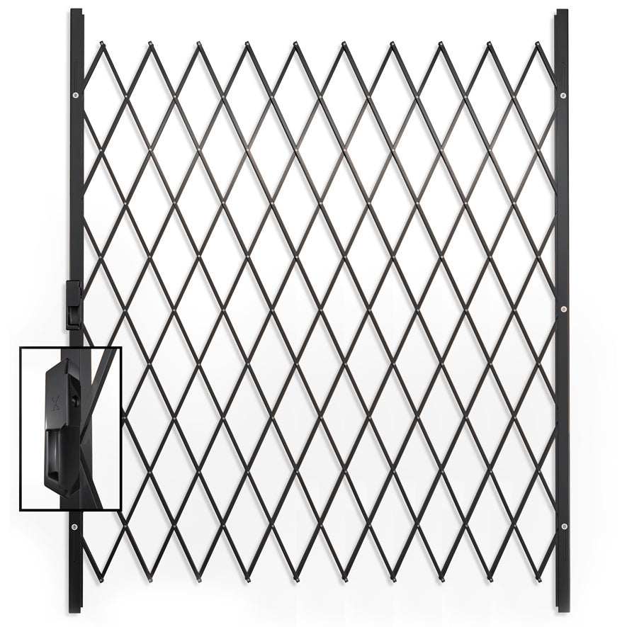 Black Expandable security grilles
