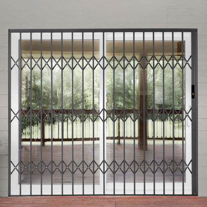 Xpanda Alu-Glide AG18 Security Grille, 1800mm, Black