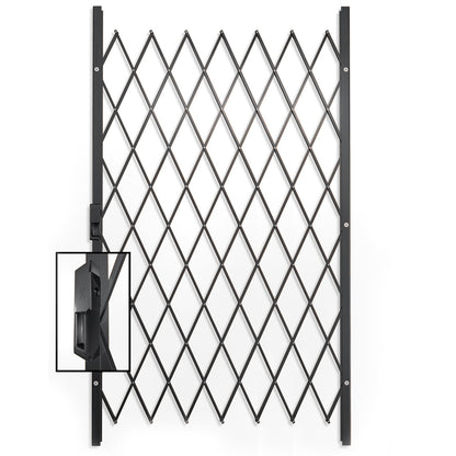 Xpanda Saftidor C Expandable Security Grille, 1150mm x 2000mm, black