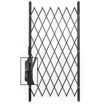 Xpanda Saftigrille H Expandable Security Grille, 1950mm x 2000mm, black