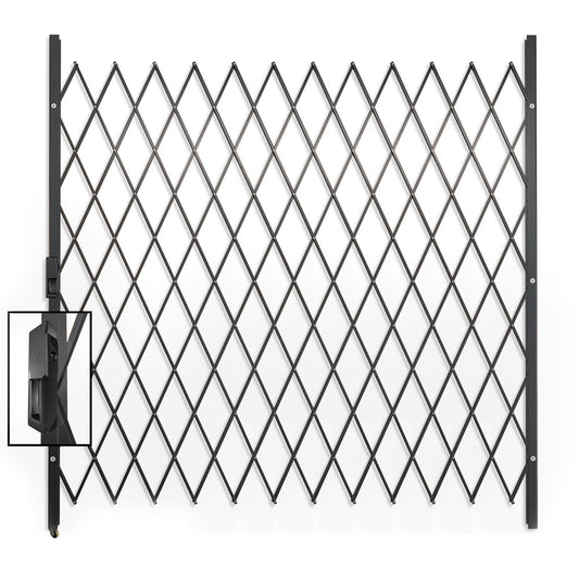 Xpanda Saftigrille H Expandable Security Grille, 1950mm x 2000mm, black