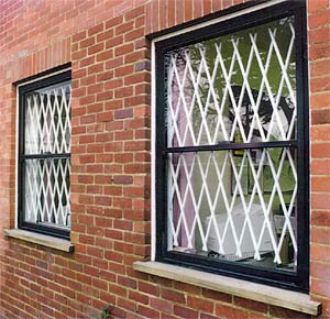 Safti Window Grille, White
